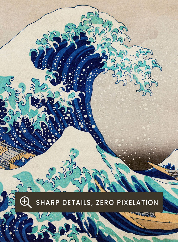 Katsushika Hokusai The Great Wave off Kanagawa Art Print_Sugar & Canvas