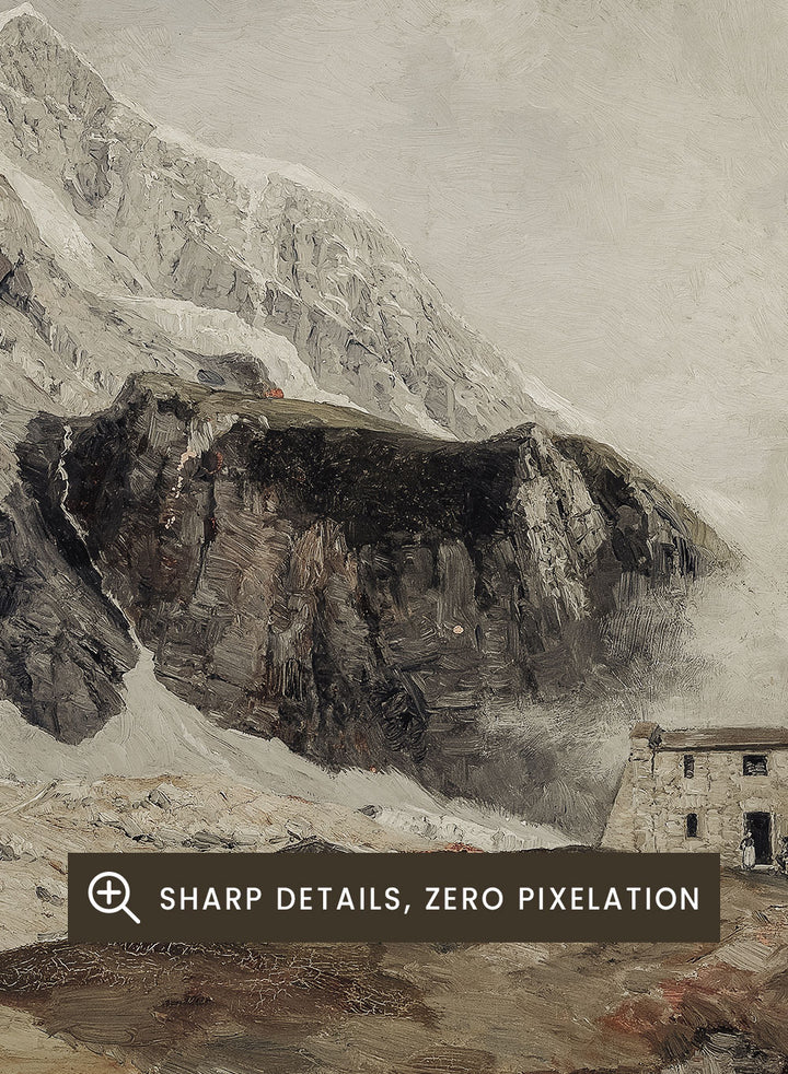 Marie Egner - View to the Mainzer Hütte Art Print_Sugar & Canvas