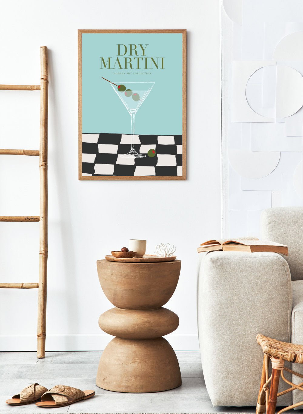 Dry Martini Drink Bar Art Print_Sugar & Canvas