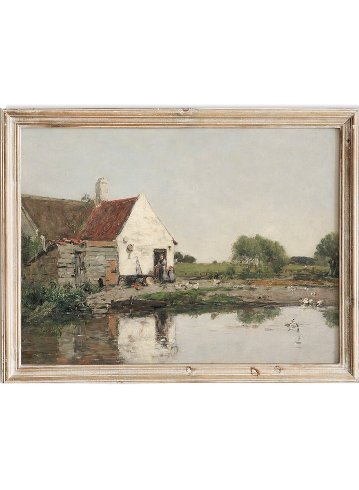 "Farmhouse Near Dunkirk" Art Print_Sugar & Canvas