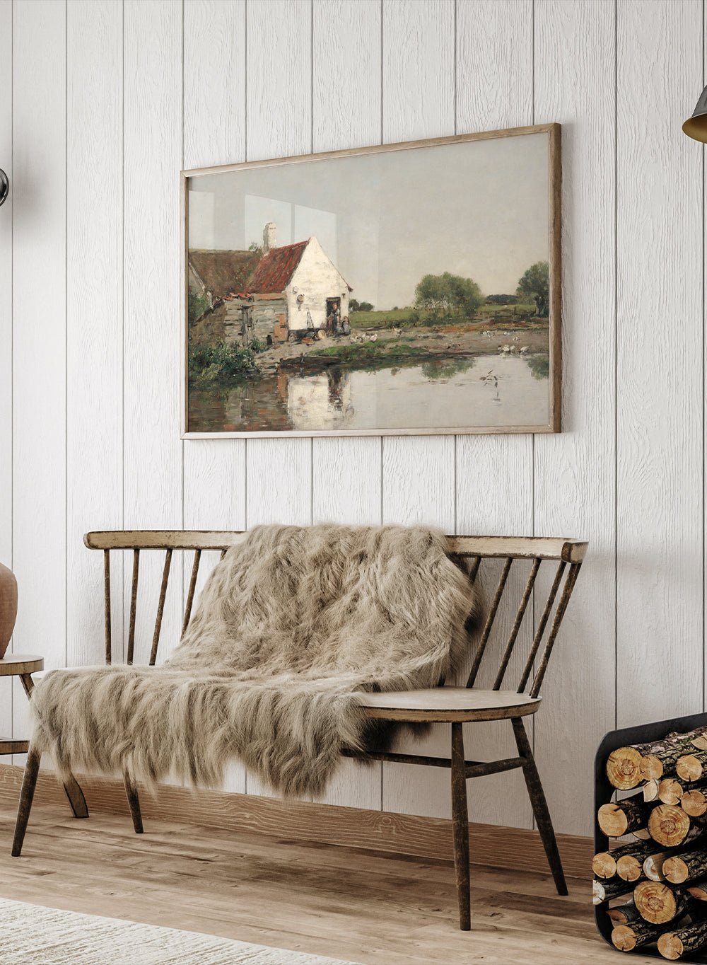 "Farmhouse Near Dunkirk" Art Print_Sugar & Canvas