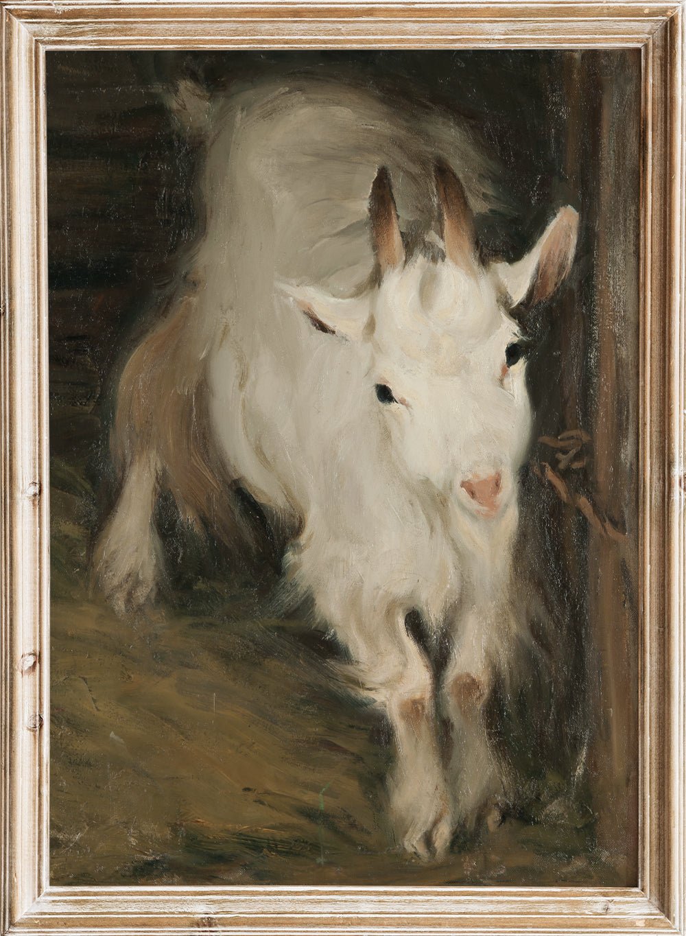 "He - Goat" Art Print_Sugar & Canvas