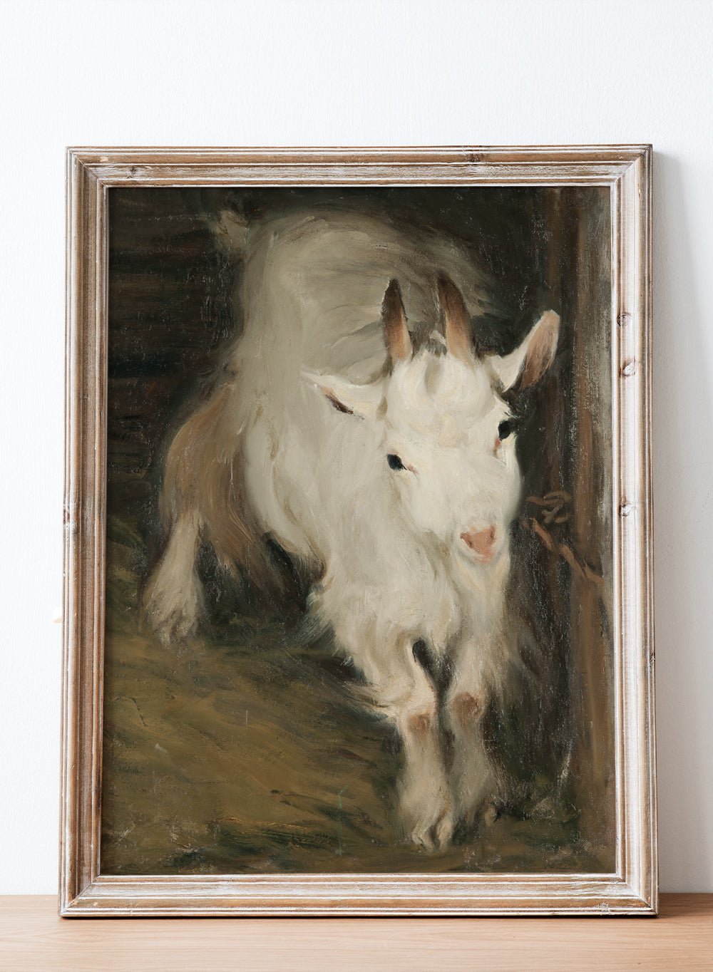 "He - Goat" Art Print_Sugar & Canvas