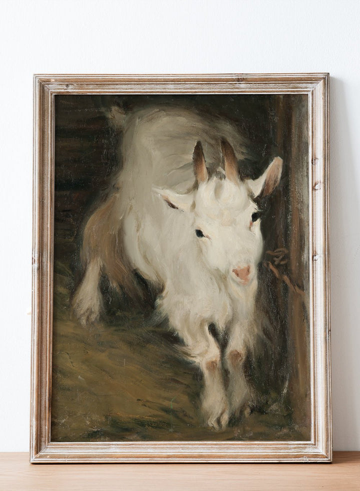 "He - Goat" Art Print_Sugar & Canvas