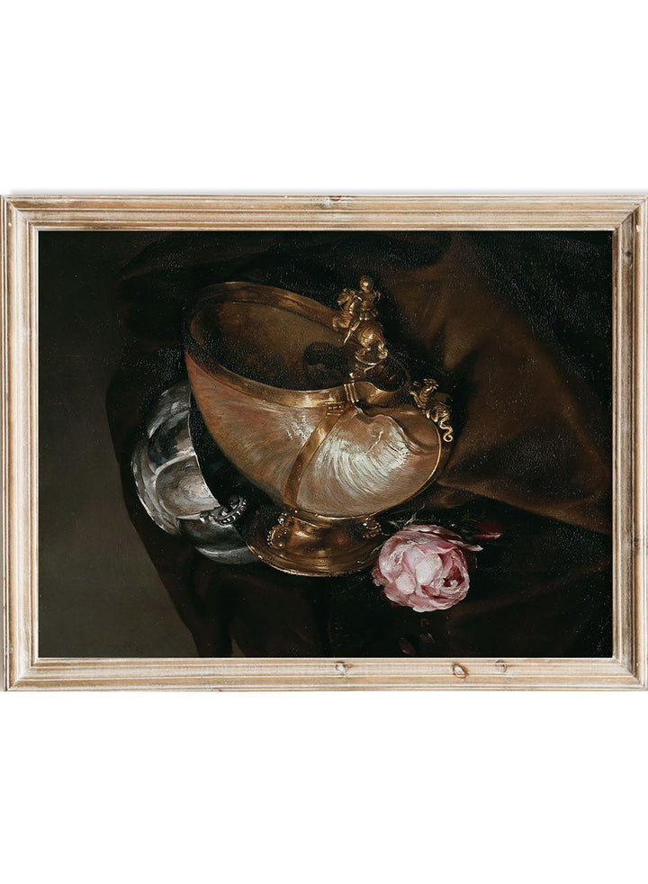 "Still Life with a Nautilus Goblet" Art Print_Sugar & Canvas