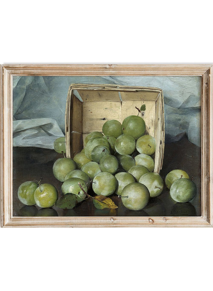 "Green Plums" Art Print_Sugar & Canvas