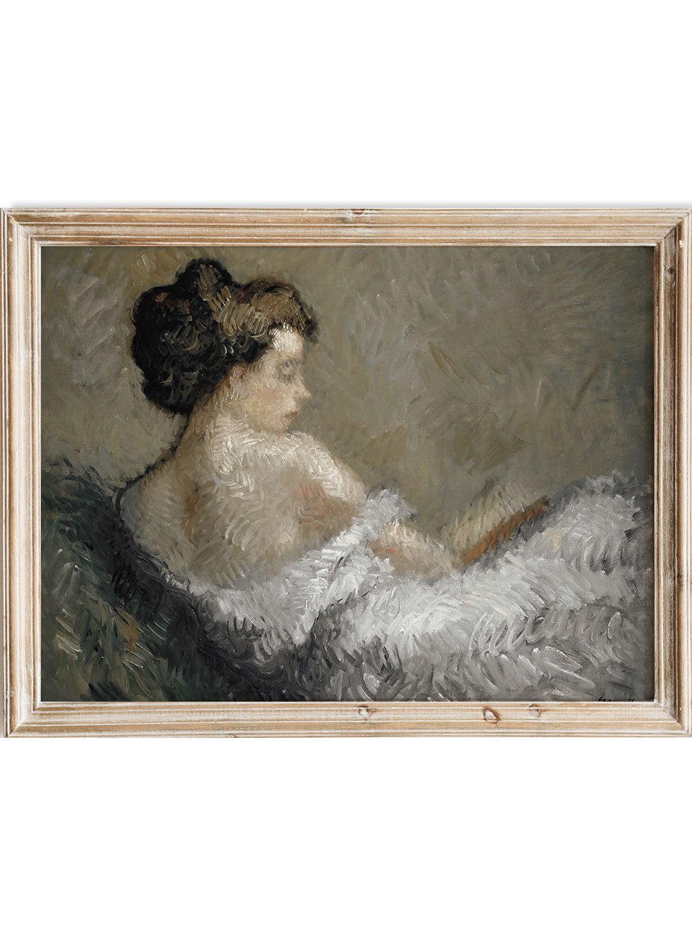 "Figure Crouching" Art Print_Sugar & Canvas