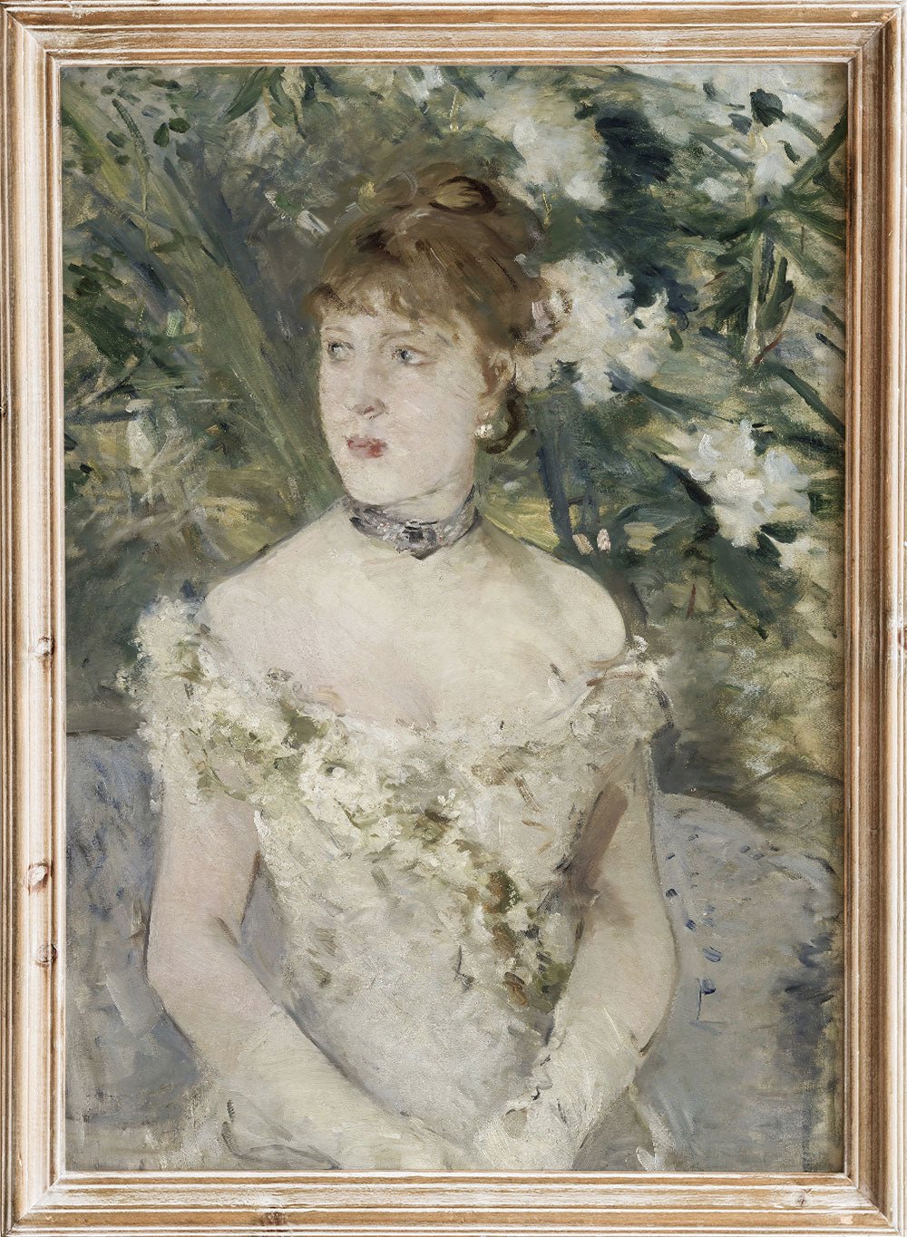 "Young Girl in a Ball Gown" Art Print_Sugar & Canvas