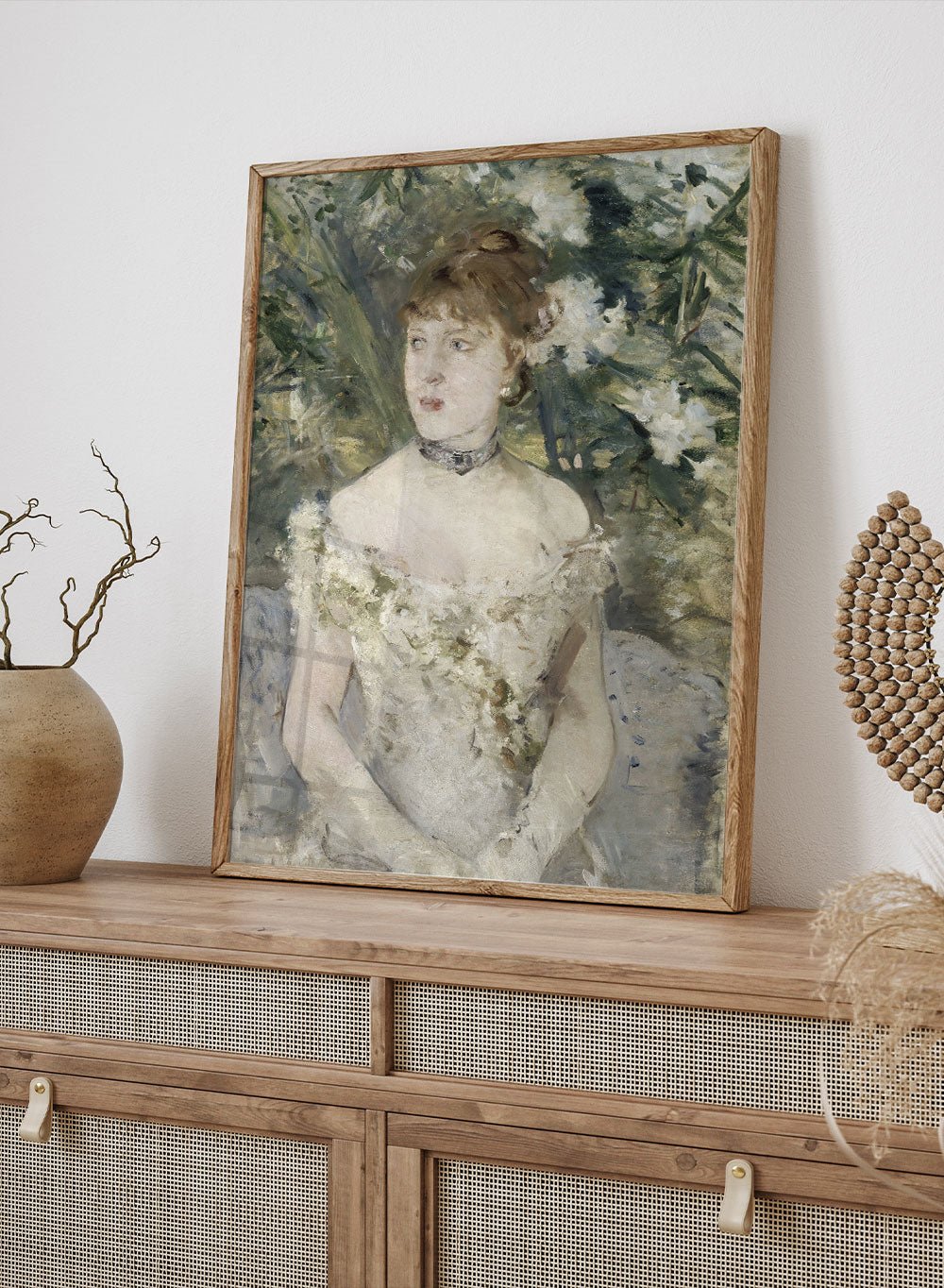 "Young Girl in a Ball Gown" Art Print_Sugar & Canvas