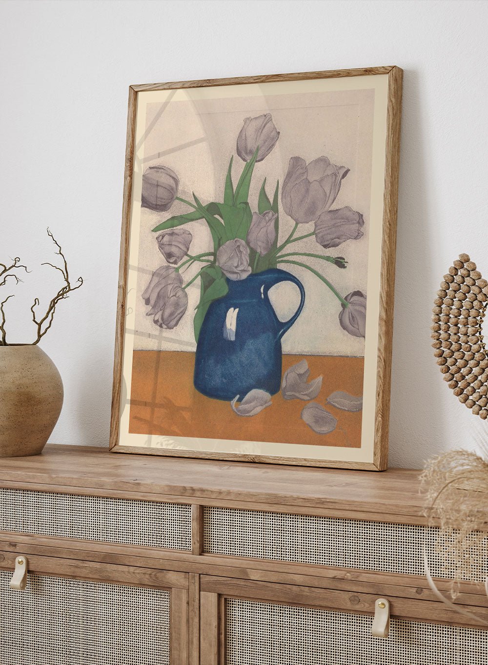 "Tulips in a Vase" Art Print_Sugar & Canvas