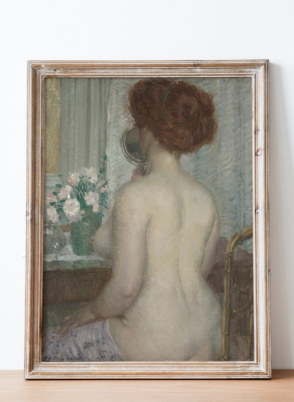 “Woman at a Dressing Table” Art Print_Sugar & Canvas