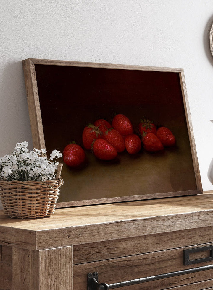 "Strawberries" Art Print_Sugar & Canvas