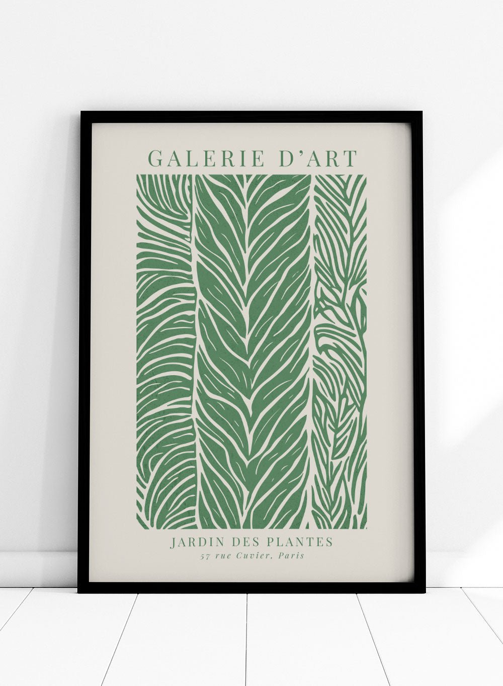 Green Garden of Plants Abstract Foliage Art Print_Sugar & Canvas