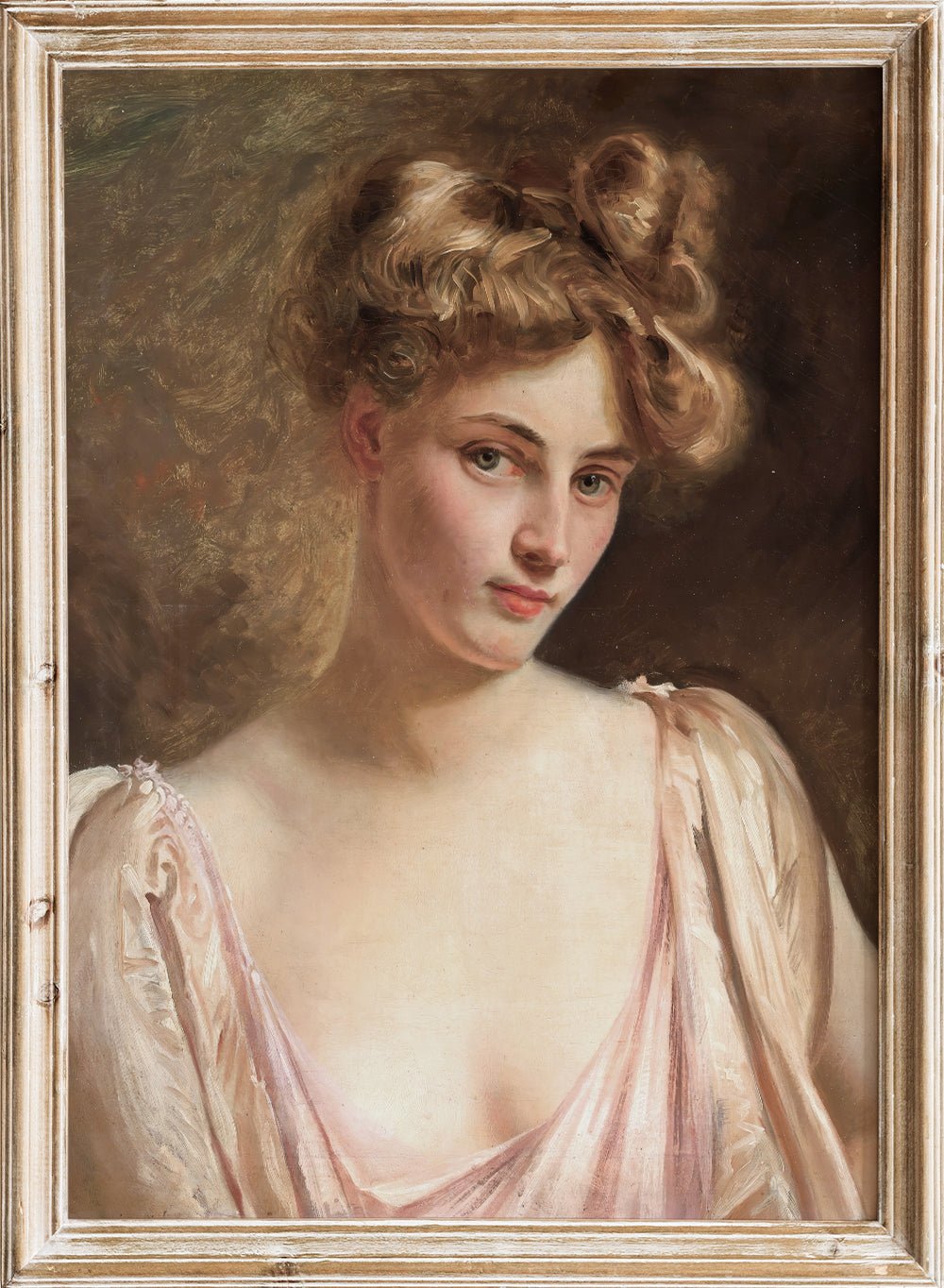 "A Blonde Beauty" Art Print_Sugar & Canvas