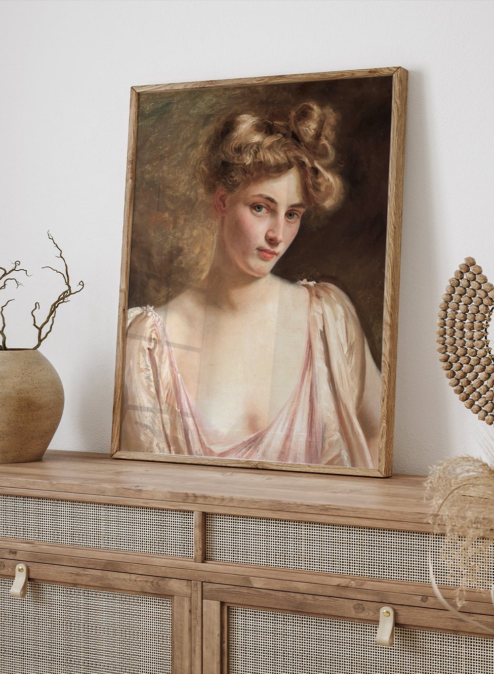 "A Blonde Beauty" Art Print_Sugar & Canvas