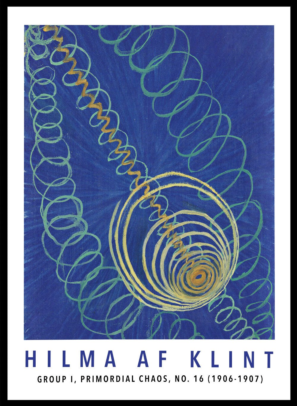 Hilma af Klint Group I, Primordial Chaos, No. 16 Art Print_Sugar & Canvas