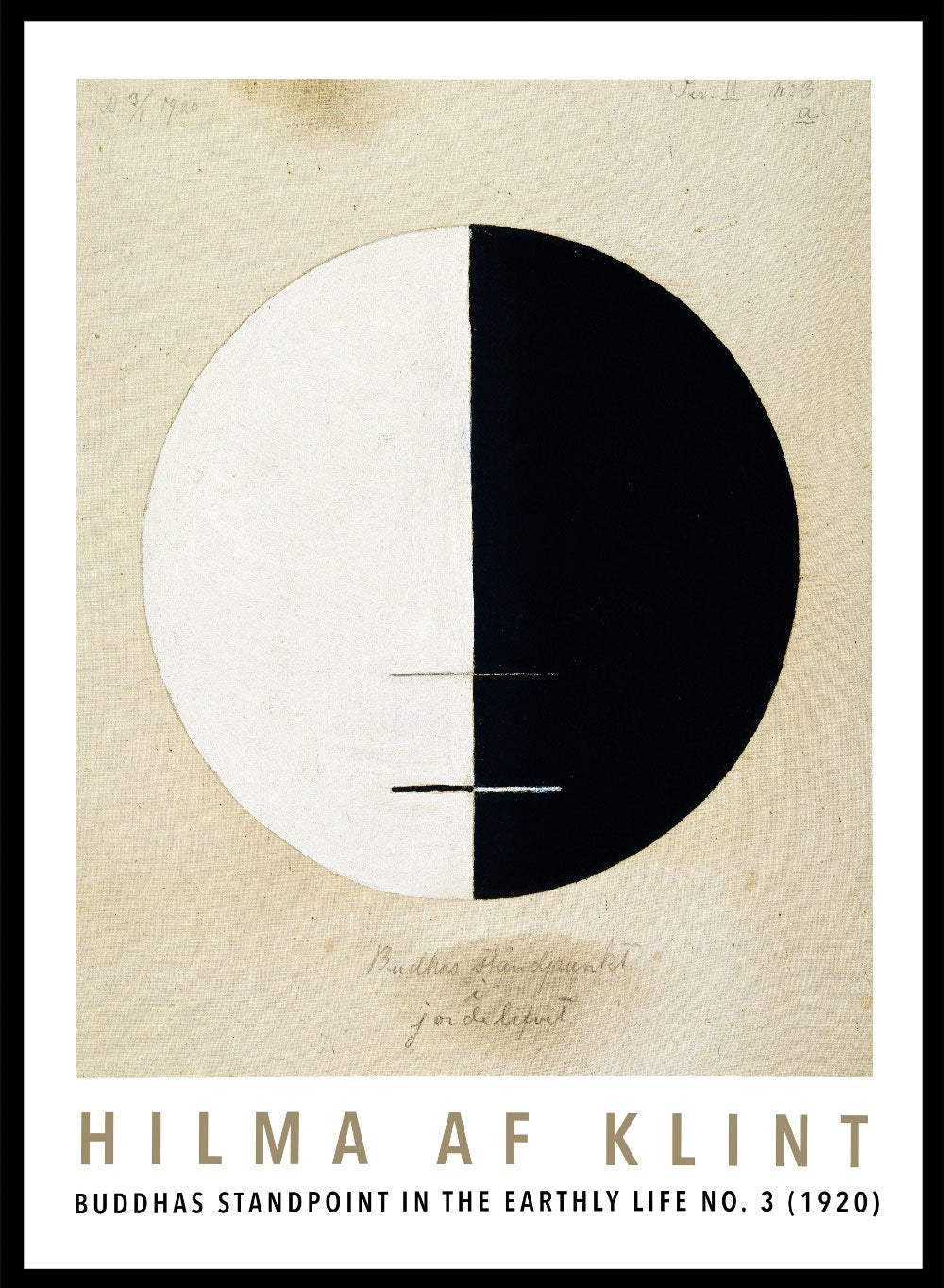 Hilma af Klint Buddha's Standpoint in the Earthly Life No. 3 Art Print_Sugar & Canvas