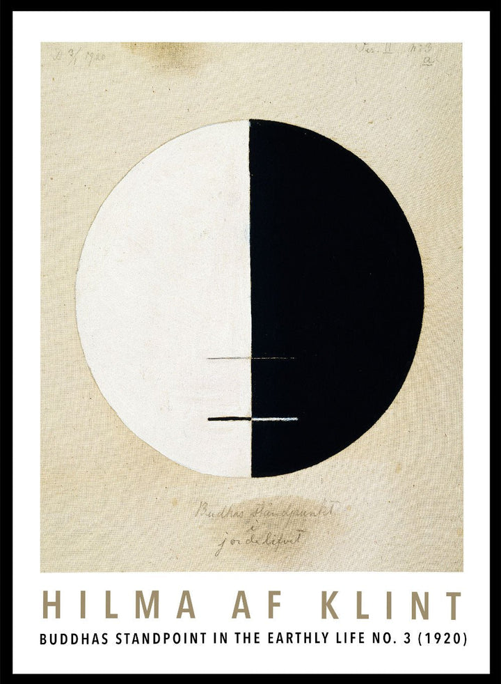Hilma af Klint Buddha's Standpoint in the Earthly Life No. 3 Art Print_Sugar & Canvas