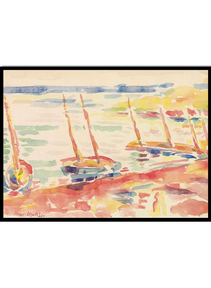 Henri Matisse Bateaux à Collioure Art Print_Sugar & Canvas