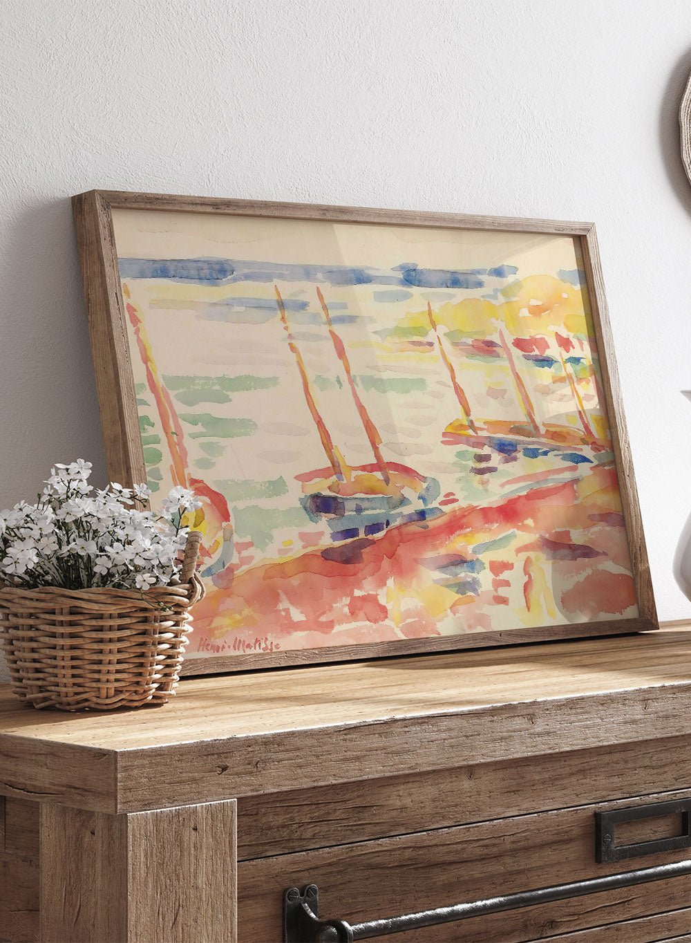Henri Matisse Bateaux à Collioure Art Print_Sugar & Canvas