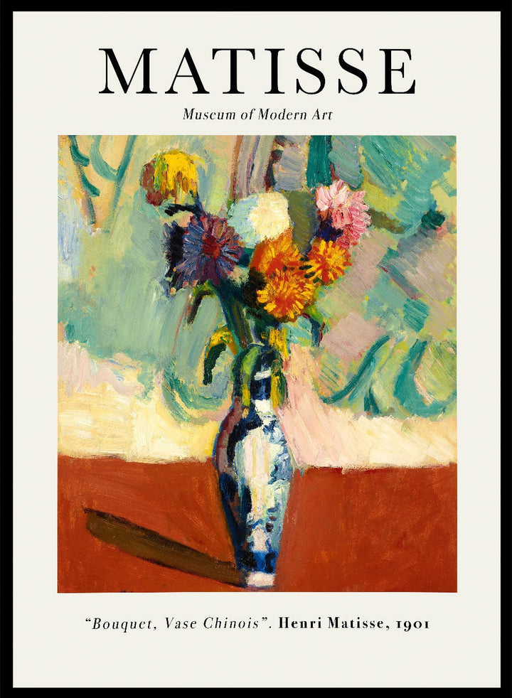 Henri Matisse Bouquet, Vase Chinois Art Print_Sugar & Canvas
