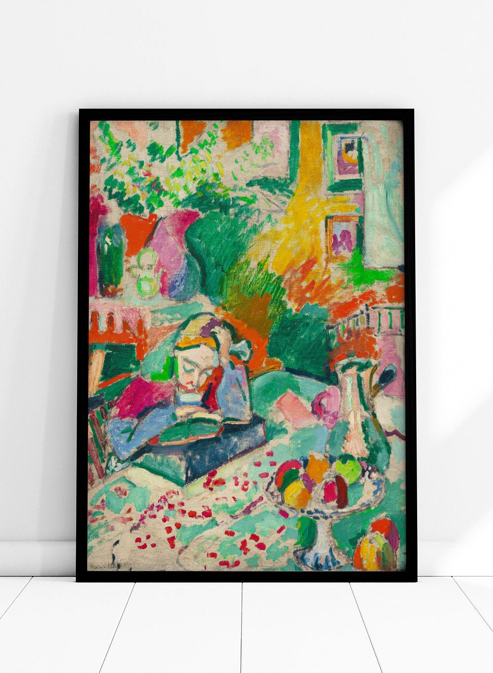 Henri Matisse Interior with a Young Girl Reading Art Print_Sugar & Canvas