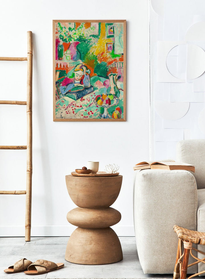 Henri Matisse Interior with a Young Girl Reading Art Print_Sugar & Canvas