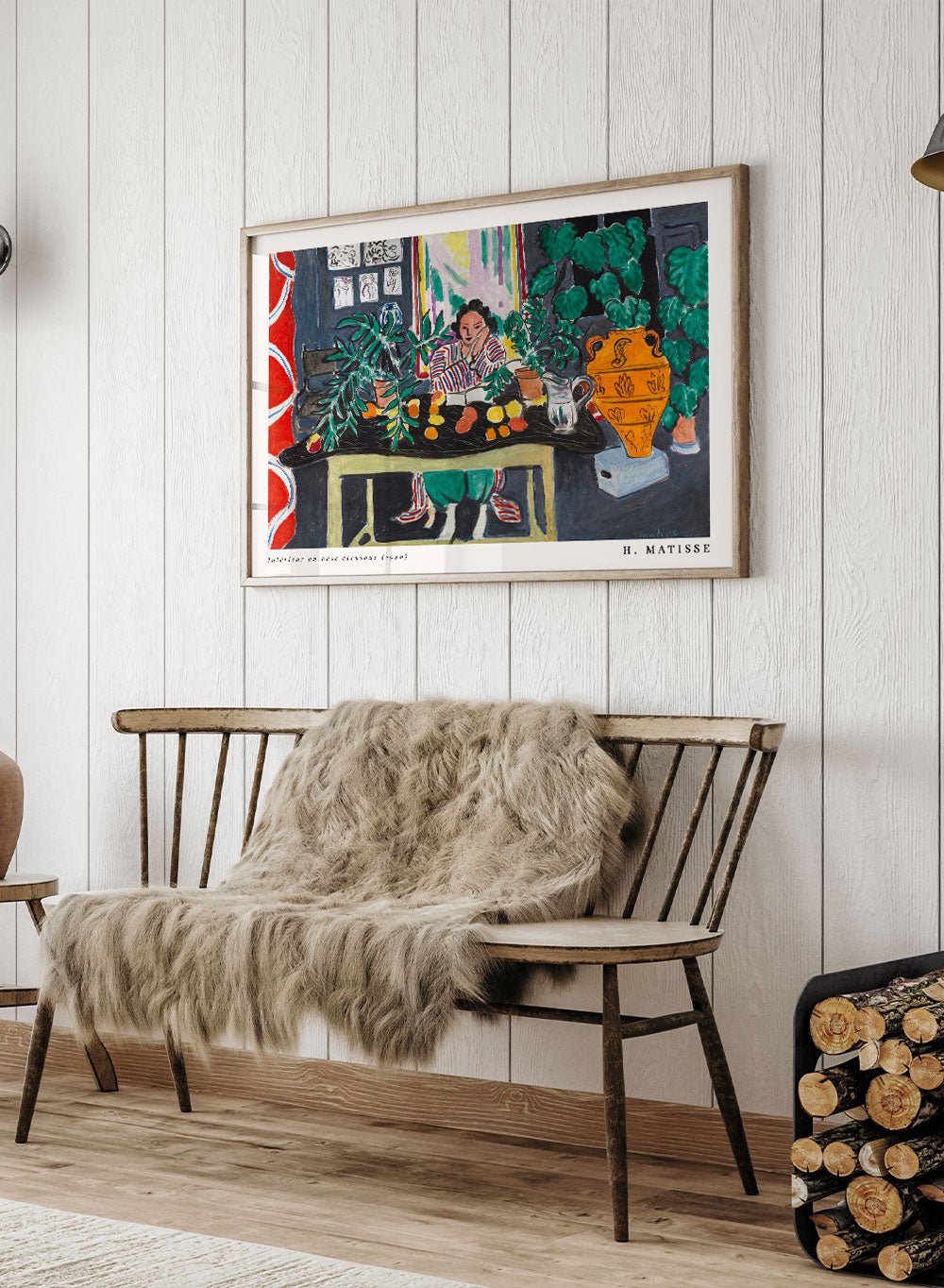 Henri Matisse Interior with an Etruscan Vase Art Print_Sugar & Canvas
