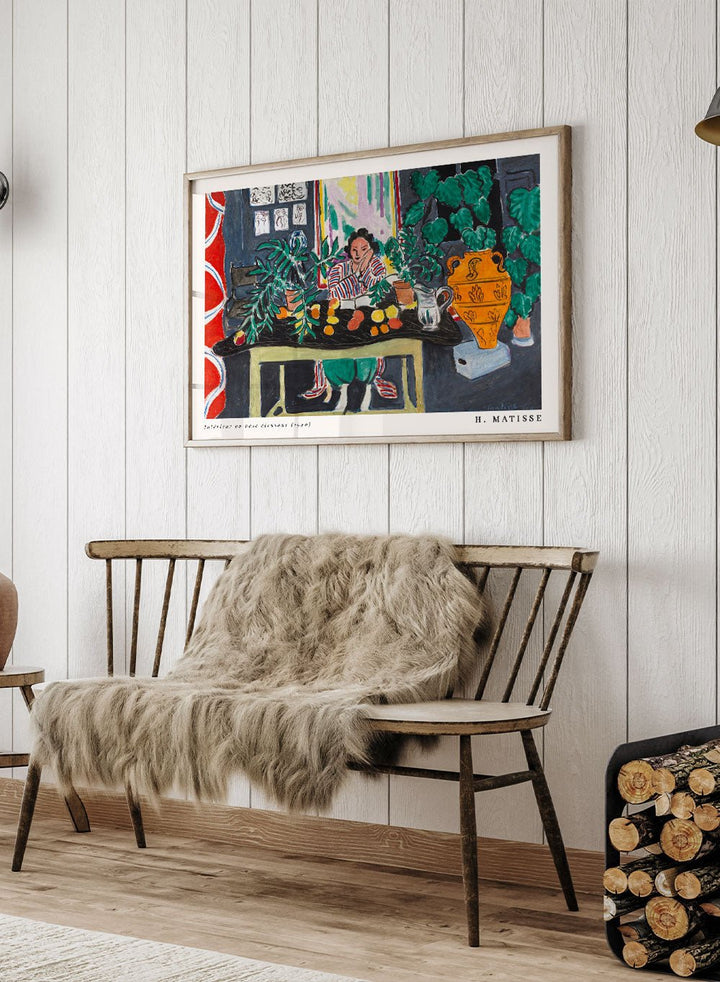 Henri Matisse Interior with an Etruscan Vase Art Print_Sugar & Canvas