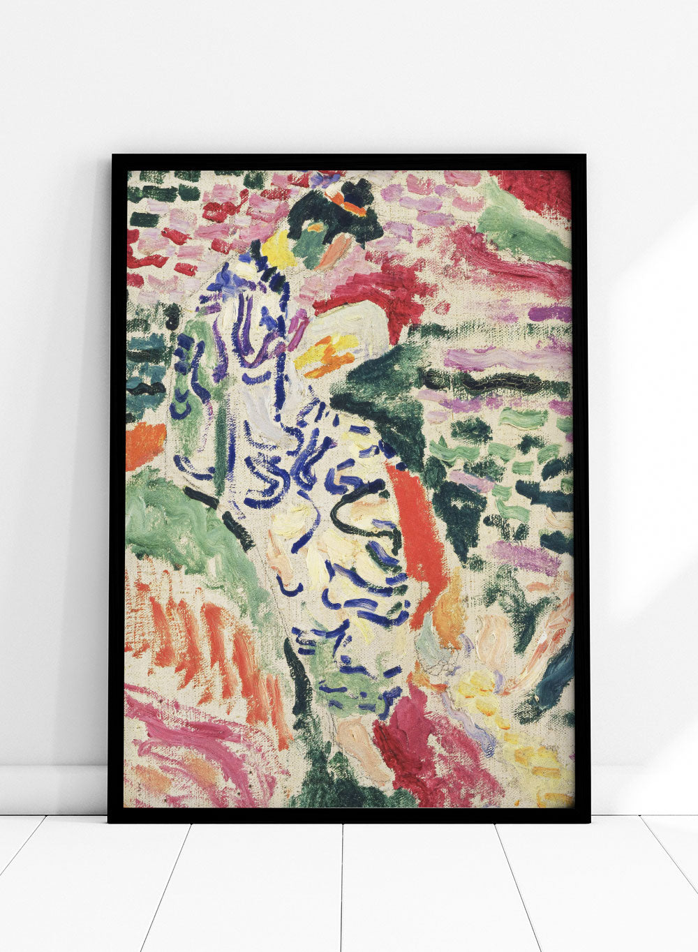 Henri Matisse La Japonaise, Woman Beside Water Vintage Poster Art Print | Matisse Print, Matisse Painting, Colorful Museum Exhibition