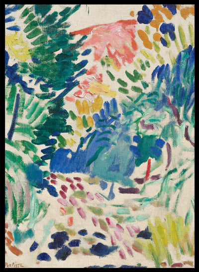 Henri Matisse Landscape at Collioure 1905 Painting Vintage Poster Art Print | Antique Retro Famous Museum Exhibition, Colorful Fauvism