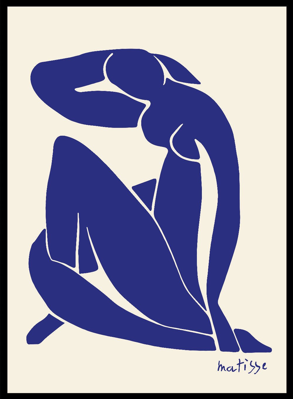 Henri Matisse Nu Bleu (Blue) Art Print_Sugar & Canvas