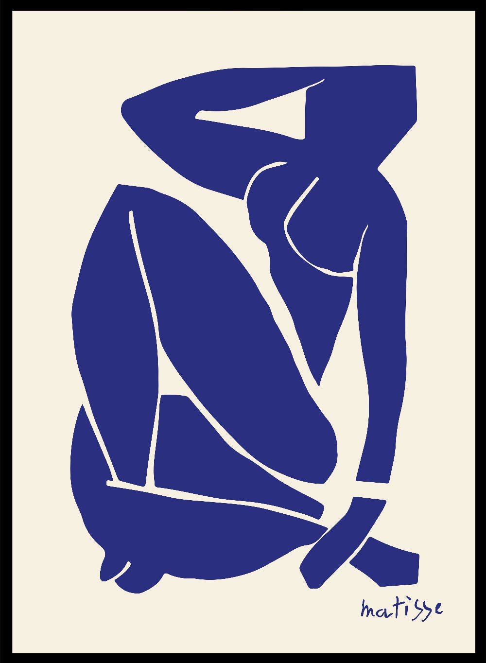 Henri Matisse Nu Bleu (Blue) II Art Print_Sugar & Canvas
