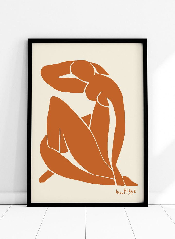 Henri Matisse Nu Bleu (Orange) Art Print_Sugar & Canvas