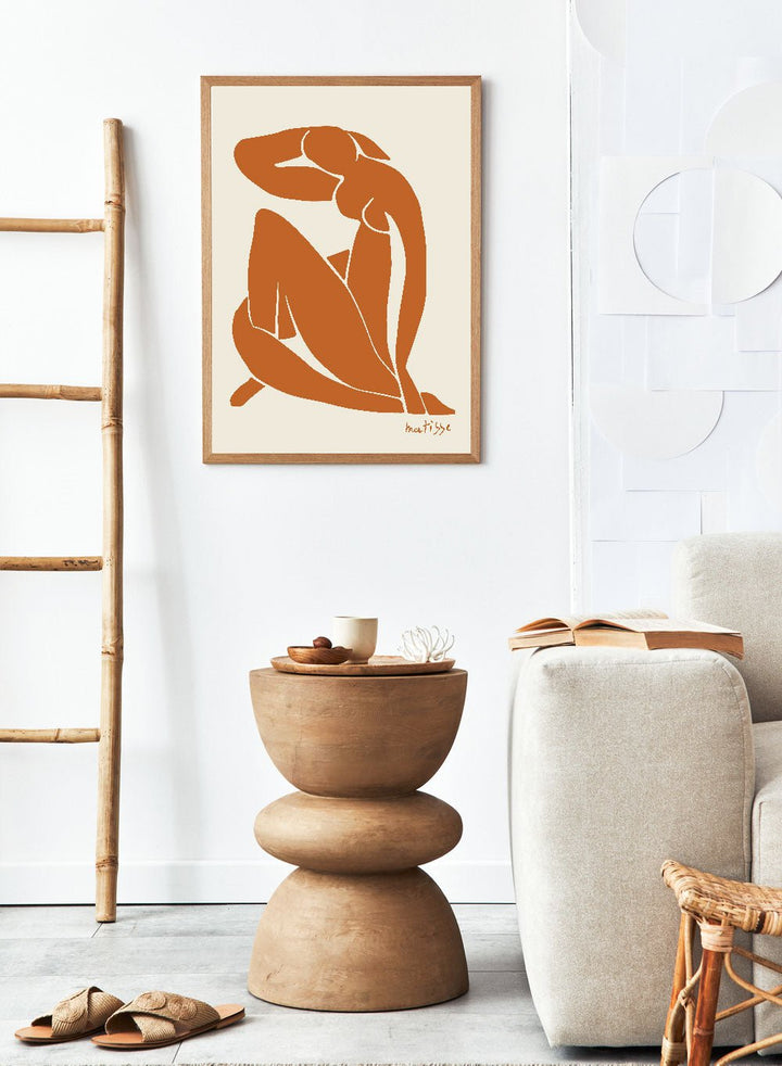 Henri Matisse Nu Bleu (Orange) Art Print_Sugar & Canvas