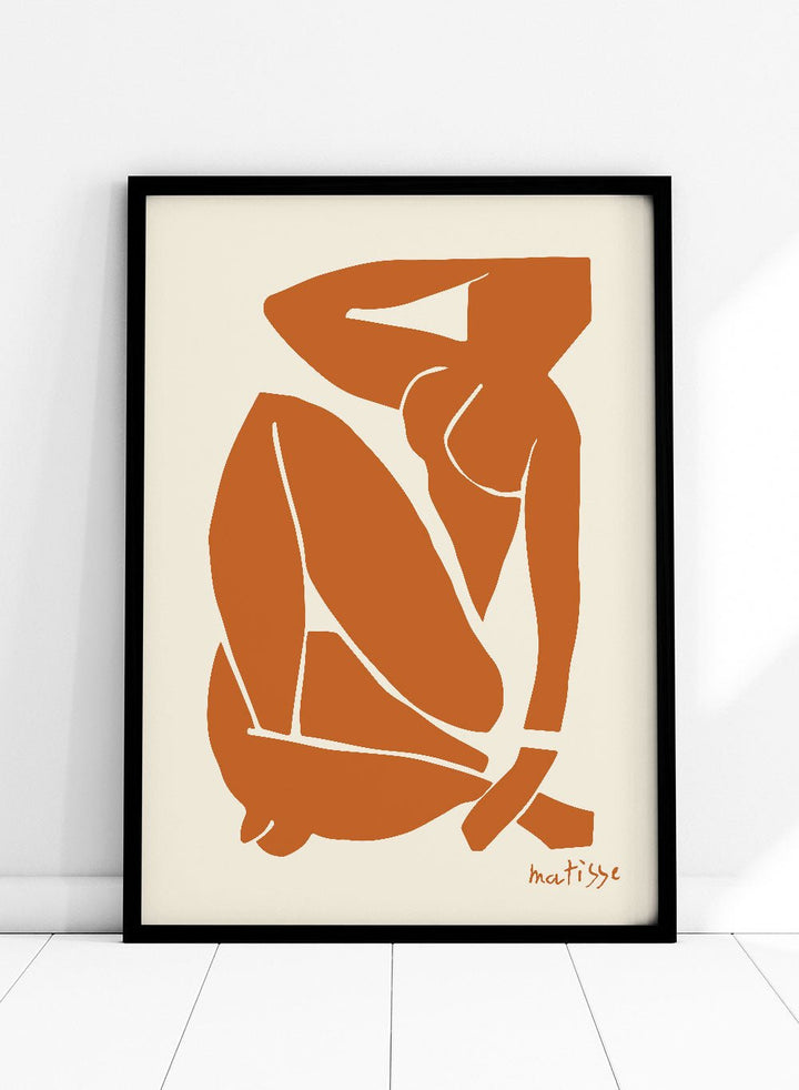 Henri Matisse Nu Bleu (Orange) II Art Print_Sugar & Canvas