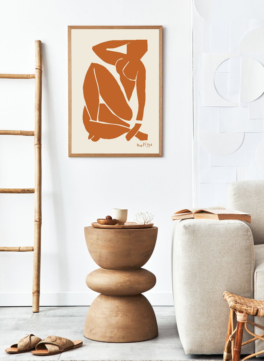 Henri Matisse Nu Bleu (Orange) II Art Print_Sugar & Canvas