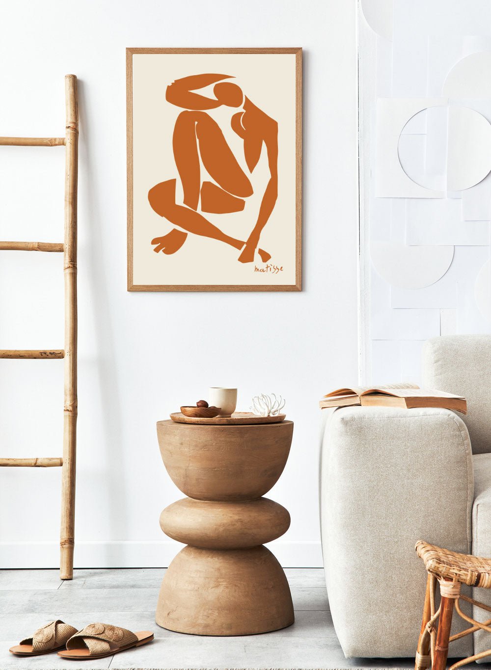 Henri Matisse Nu Bleu (Orange) II Art Print_Sugar & Canvas