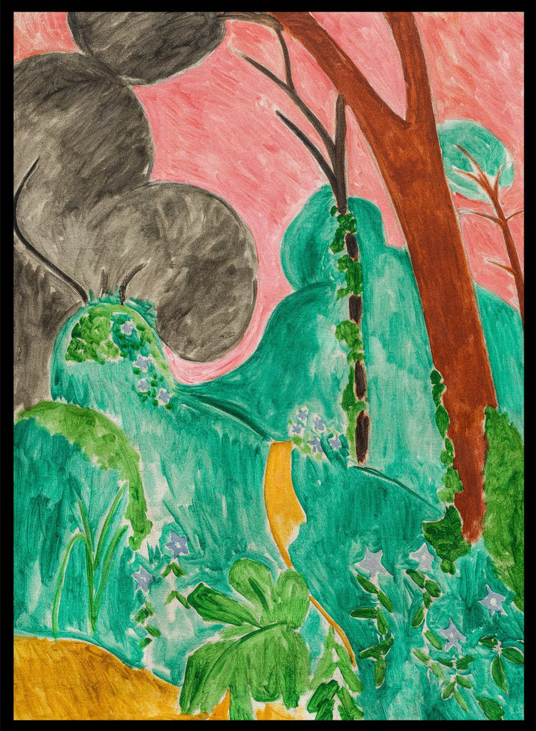 Henri Matisse Periwinkles/Moroccan Garden 1912 Print | Vintage