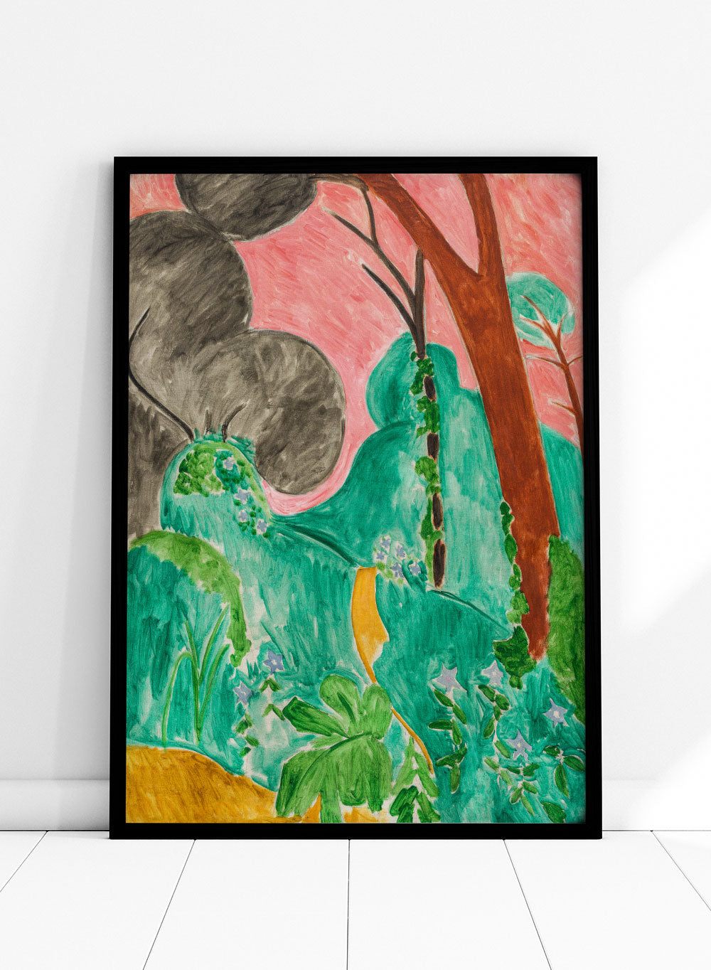 Henri Matisse Periwinkles/Moroccan Garden 1912 Art Print | Colorful Matisse Print, Matisse Painting, Museum Exhibition, Vintage Poster