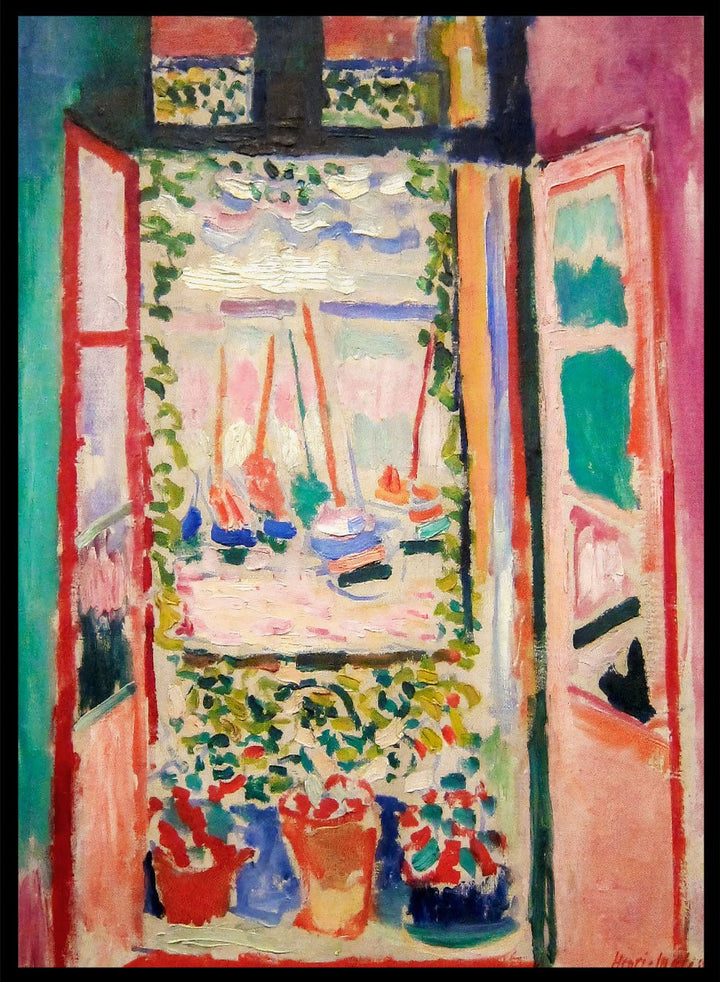 Henri Matisse The Open Window 1905 Art Print_Sugar & Canvas