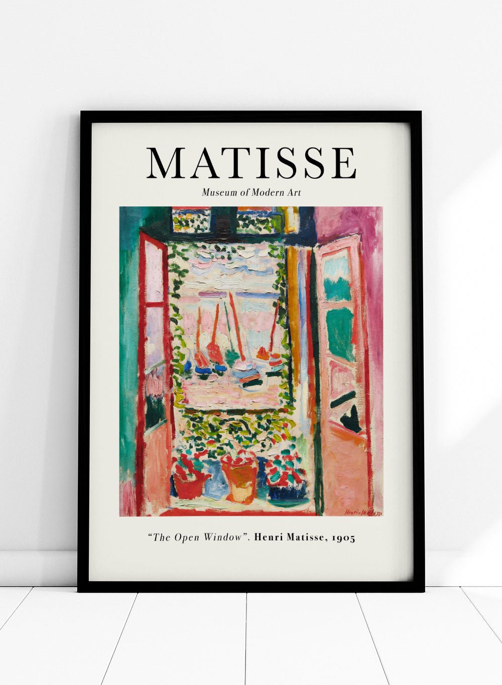 Henri Matisse The Open Window 1905 Art Print_Sugar & Canvas