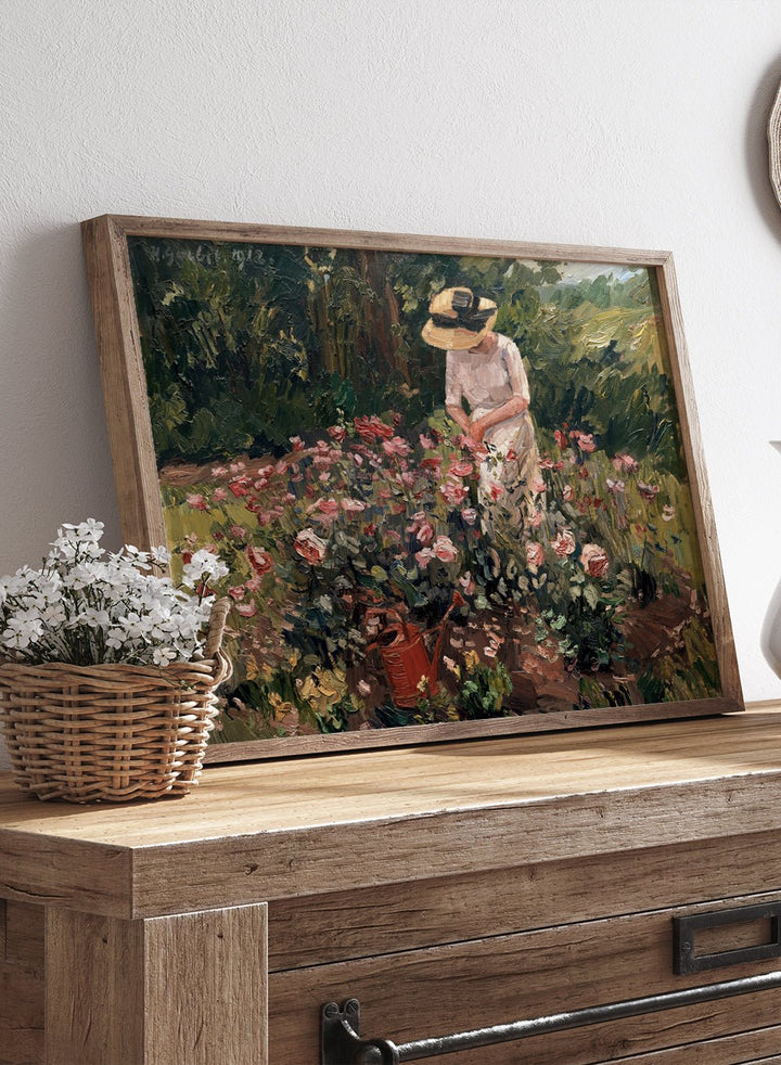 "Rose Bed" Art Print_Sugar & Canvas