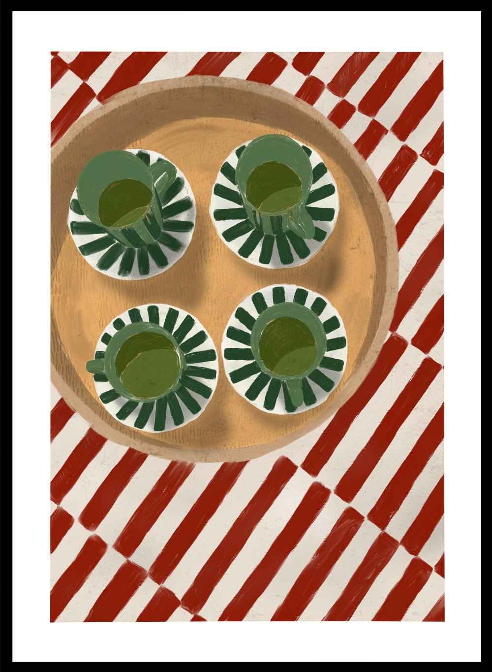 Holiday Café Art Print_Sugar & Canvas