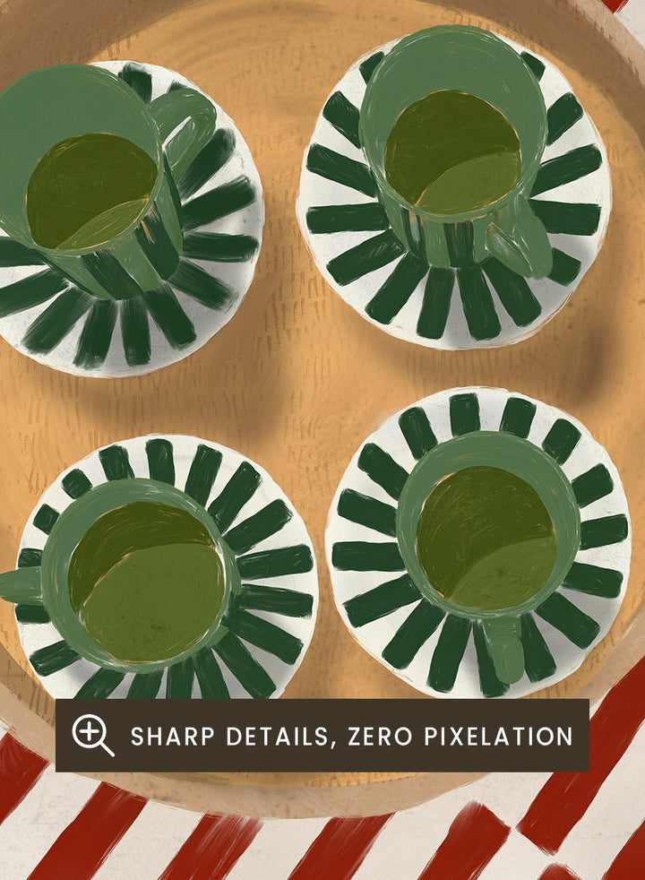 Holiday Café Art Print_Sugar & Canvas