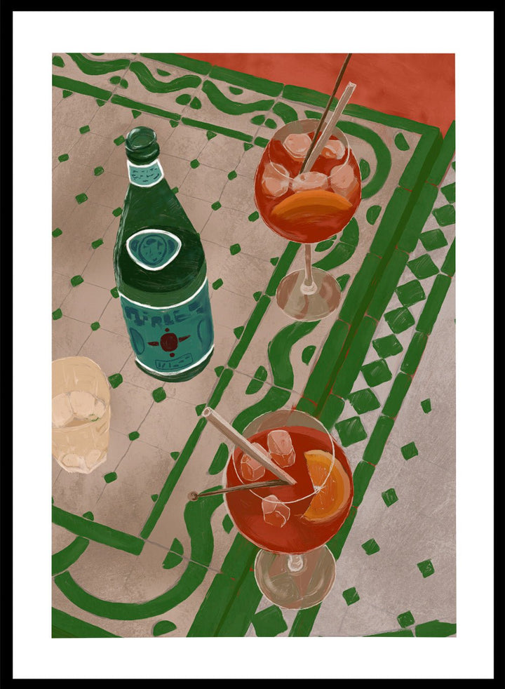 Festive Aperitivo Art Print_Sugar & Canvas