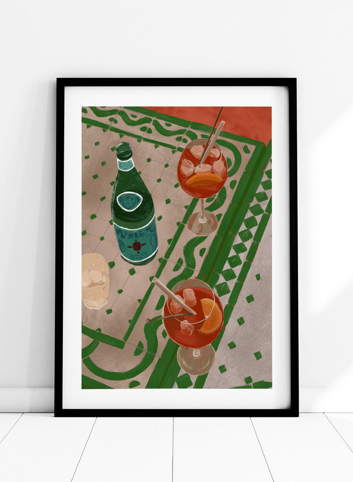 Festive Aperitivo Art Print_Sugar & Canvas