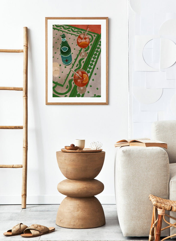Festive Aperitivo Art Print_Sugar & Canvas