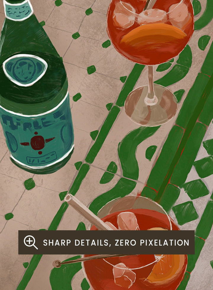 Festive Aperitivo Art Print_Sugar & Canvas