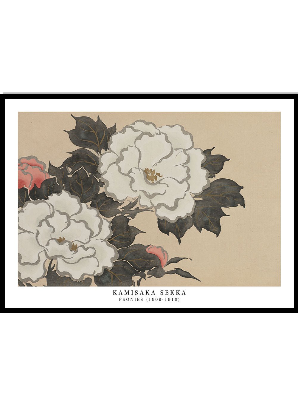 Kamisaka Sekka "Peonies" Art Print_Sugar & Canvas